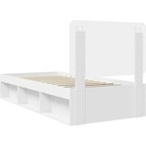  Okvir za krevet Bijelo 90 x 190 cm Čvrsto borovo drvo | shoptok.hr