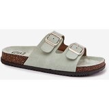 Boto Women's Mules With Buckles Mint Oliena | shoptok.hr