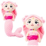 Plišana sirena s perlicama, roza, 32 cm Cijene