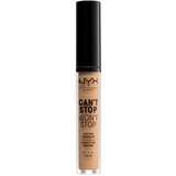 NYX Professional Makeup tekoči korektor - Can't Stop Won't Stop Contour Concealer - Soft Beige (CSWSC7.5) | Shoptok.si