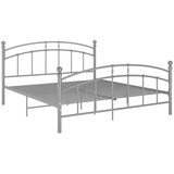  Za krevet sivi metalni 160 x 200 cm | shoptok.hr