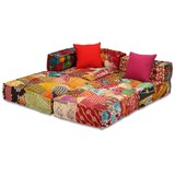  Modularni tabure za 3 osobe od tkanine s patchworkom | shoptok.hr