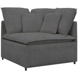  Modularna sofa s jastucima, korduro tkanina, tamno siva | Eponuda.com