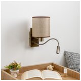  Brilagi - LED zidna lampa NUBILA 1xE27/25W/230V + LED/3W mesing/braon | Eponuda.com