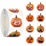 INF Halloween nalepke z bučami 1 rola/500 kos Orange, (21546215) | Shoptok.si