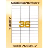  Etikete Utility 70 x 24,7 mm | shoptok.hr