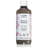 I love... Naturals Rose & Argan opojen gel za prhanje z vonjem vrtnic 500 ml Cene