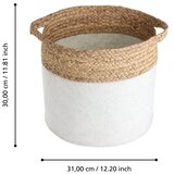 Eglo 426584 - SET 2x dekorativne korpe NANAE 30x31 cm bela/bež | Eponuda.com