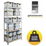 SmartStorage Polica metal medijapan 180x100x40cm 5x100kg | ePonuda.com