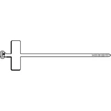 kabelske opornice 92x2,4 mm naravne TY551M, (20857973)