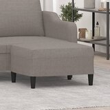  The Living Store Stolček za noge taupe 70x55x41 cm blago - Stolček Za Noge, (21456655) Cene