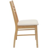  Trpezarijske stolice 2 pcs Prirodna 43 x 54 x 89 cm | shoptok.hr