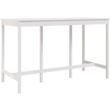  Barski stol bijeli 180x80x110 cm od masivne borovine | shoptok.hr