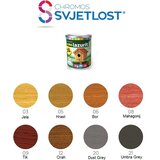 CHROMOS SVJETLOST lazura za drvo ultra lazurit 3in1 hrast 05 0,75 l | shoptok.hr
