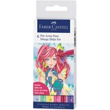 Flomaster PITT ARTIST 6BOJA MANGA SHOJO FABER CASTELL 167155 BLISTER | shoptok.hr