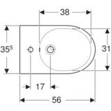 Geberit Bide podni Icon 234050000