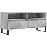  TV ormarić boja betona 100x34,5x44,5 cm od konstruiranog drva | shoptok.hr
