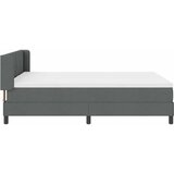  Krevet s opruga kutije Tamno siva 190 x 140 cm tkanina | shoptok.hr