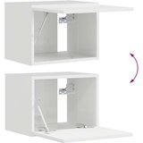  Set omare za televizijo na steni 4 pcs Visok sijaj bela, (5000132395) | Shoptok.si