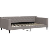  Dnevni krevet na razvlačenje smeđesivi 100 x 200 cm od tkanine | shoptok.hr