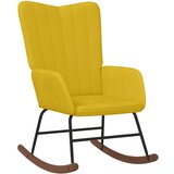  Stolica za ljuljanje boja senfa baršunasta | shoptok.hr