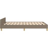  Okvir za krevet s uzglavljem smeđesivi 120x190 cm od tkanine | shoptok.hr