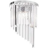 Ideal Lux kristalno zidno svetlo carlton 3xE14/40W/230V, sjajni hrom | Eponuda.com