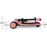 Kinderkraft Rozi dječji romobil sa sjedalom HALLEY 2 Rose Pink | Shoptok.si
