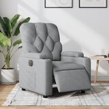  Električni naslonjač od tkanine svjetlosivi | shoptok.hr