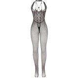 Subblime 951788 - globoko izrezan mrežast kombinezon - (črna) - S-L | Shoptok.si