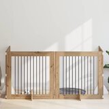  Vrata za pse s postoljem 4 pcs Hrast artisan 100 x 100 cm | shoptok.hr
