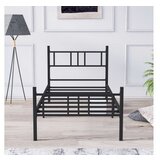 Hanah home krevet Akın black 100 x 200