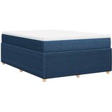  Krevet s oprugama i madracem plavi 160x200 cm od tkanine | shoptok.hr