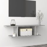 vidaXL Stenska TV omarica betonsko siva 103x30x26,5 cm, (20731911) Cene