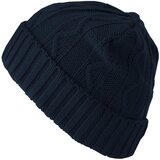 MSTRDS Beanie Cable Flap Hat - Blue | ePonuda.com