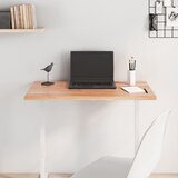 Stolna ploča svjetlosmeđa 80 x 40 x 2 cm tretirana hrastovina | shoptok.hr