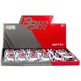  Metalna svjetla za sportski automobil, zvukovi bijele boje 1:43 Slike