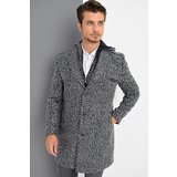 Dewberry PLT8371 DEWBRRY MEN'S COAT-PATTERNED NAVY BLUE Cene