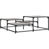  Stolić za kavu boja hrasta 107x107x40 cm konstruirano drvo | shoptok.hr