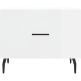  Stolić za kavu bijeli 50 x 50 x 40 cm od konstruiranog drva | shoptok.hr