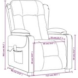  Masažni stol taupe blago, (20939684) | Shoptok.si