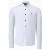 Dewberry G784 HAKIM COLLAR MEN'S SHIRT-WHITE | shoptok.hr