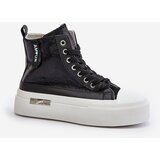 Boto Women's High Top Sneakers On Platform Black Averira | shoptok.hr