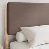  Posteljni okvir z oblazinjenim vzglavjem Taupe 150 x 200 cm, (5000101794) | Shoptok.si