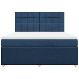  Krevet s oprugama i madracem plavi 180x200 cm od tkanine | shoptok.hr