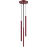 Sollux Lighting Viseča svetilka ARCHE 3P burgund, (5000352246) | Shoptok.si