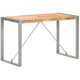  Blagovaonski stol od grubog masivnog drva manga 120x60x75 cm | shoptok.hr