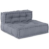  4-sedežna modularna pouf sofa konvertibilna siva tkanina, (22046044) | Shoptok.si