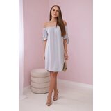 Kesi Włoski Dress with ties on the sleeves - grey | Eponuda.ba