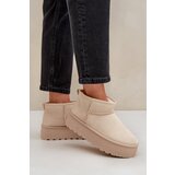  Women's Platform Snow Boots Light Beige Ninala | Shoptok.si